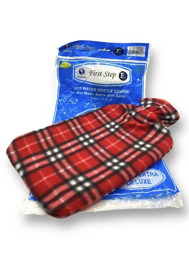 فيرست ستيب زجاجة ماء (ساخن/بارد)، مطاط، مع غطاء ناعم - Image 1